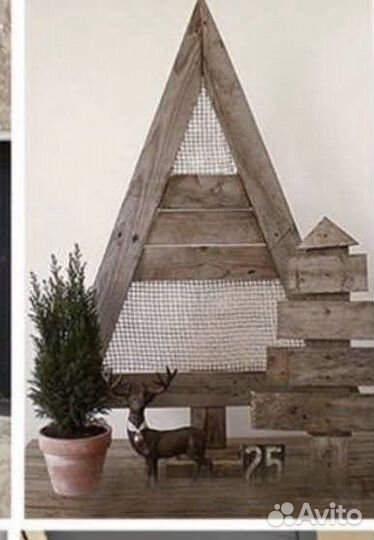 Деревянные елки