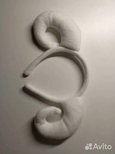 Ободок ушки. Бараньи ушки