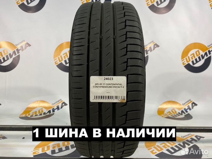 Continental ContiPremiumContact 6 205/45 R17 91W