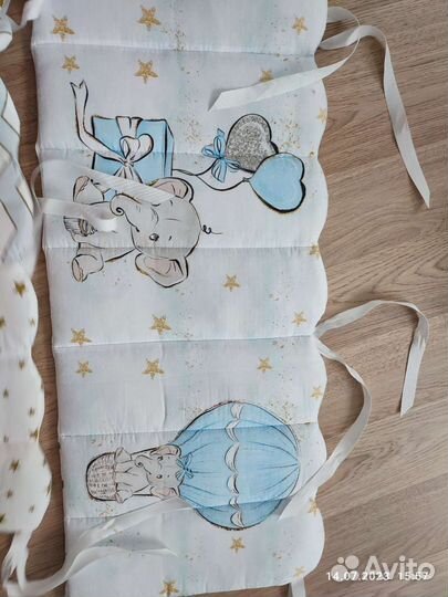 Бортики на кроватку