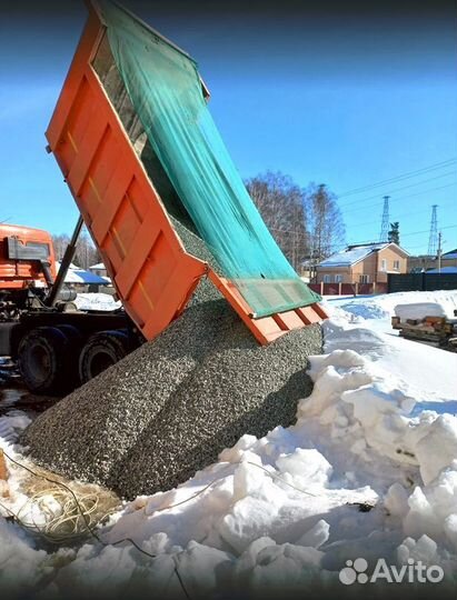 Щебень гранитный с доставкой