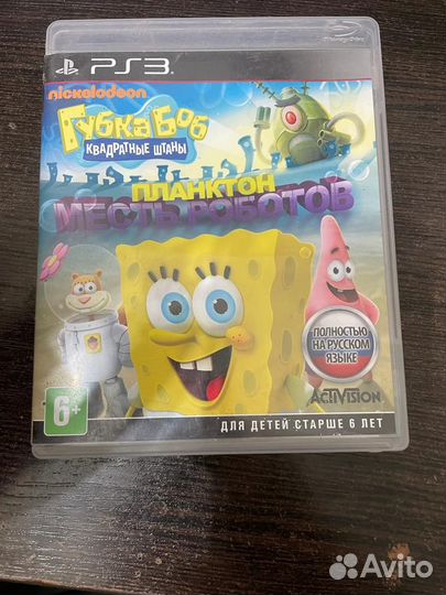 Губка боб планктон месть роботов ps3