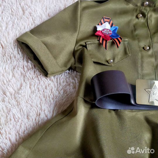 Для девочки Гимнастерка,военная форма к 9 Мая