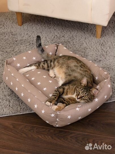 Новая лежанка для кошек и собак Лежак для животных
