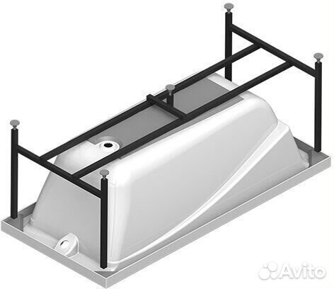 Акриловая ванна Radomir Фелиция 160х75 на металлич