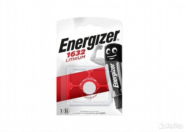 Батарейка Energizer CR1632 (3В) BL-1