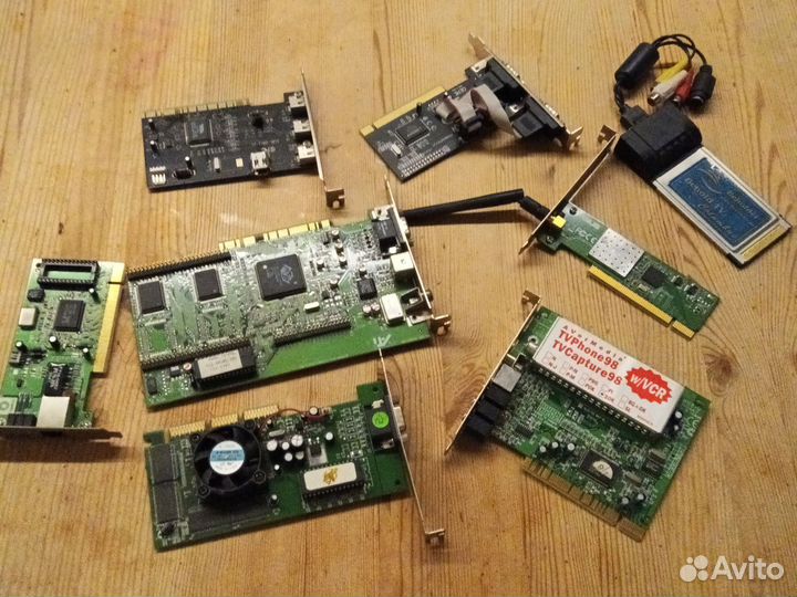 Разные старые карты (комплектующие)