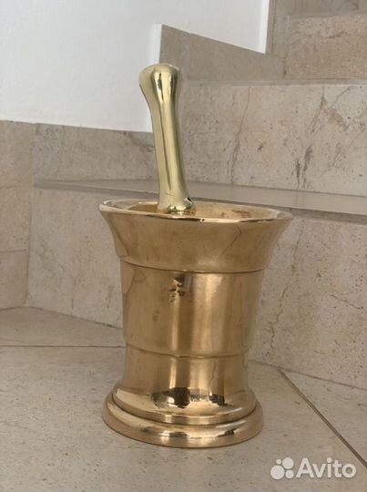 Ступка с пестиком медная