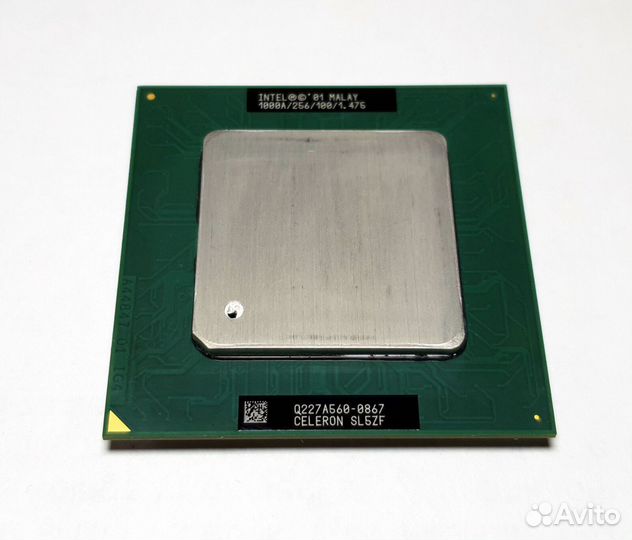 Celeron 1000A/256/100/1.475 sl5zf 370 сокет retro
