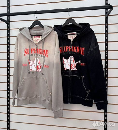Зип худи supreme true religion