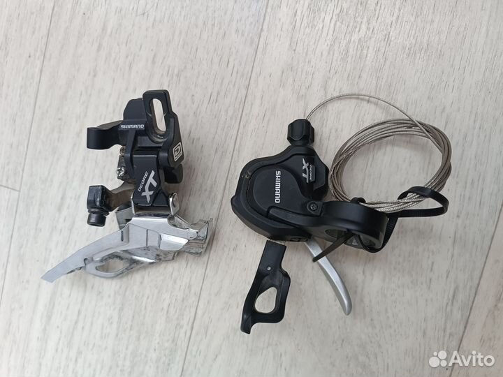 Передний переключатель shimano xt