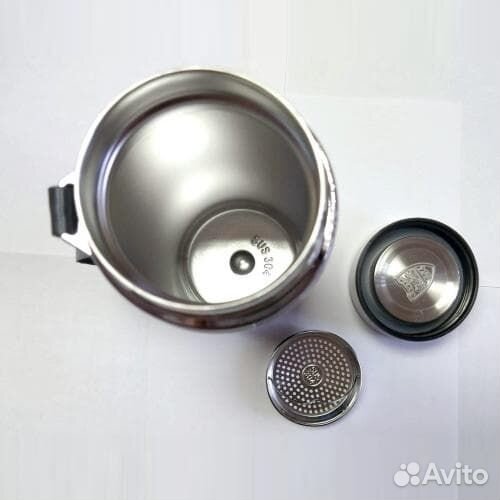 Термос с термометром Pure Healthy Happy 800 мл