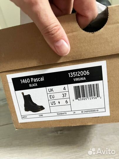 Ботинки dr martens 1460 pascal virginia оригинал