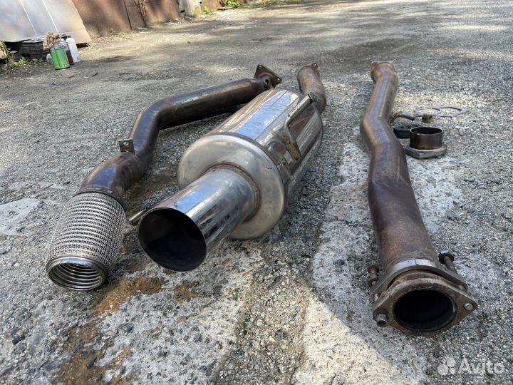 Прямоточная выхлопная трасса под турбину TD06 20G