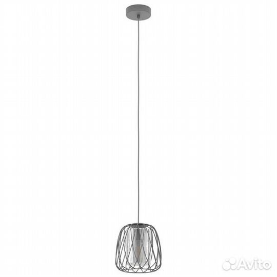 Светильник подвесной eglo Floresta 1x40Вт E27 стал