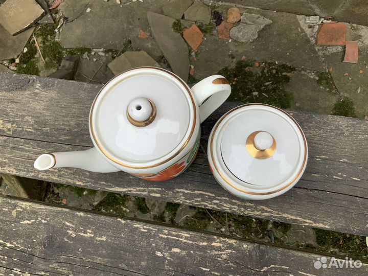 Чайник заварочный и сахарница СССР