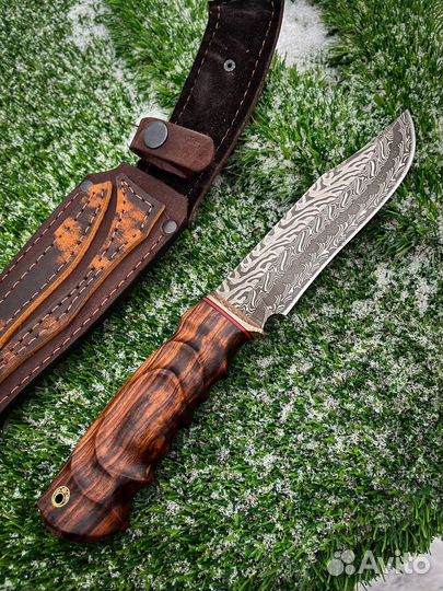 Нож мозаичный дамаск