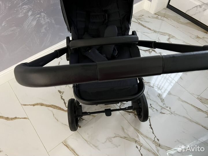 Коляска Moon Kombi Style Navy Melange 2 в 1