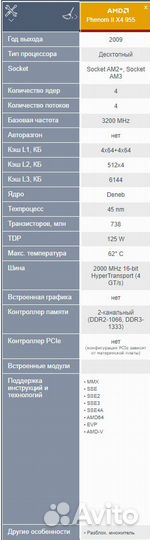 Комплектующие для компьютера AM3 и AM3+