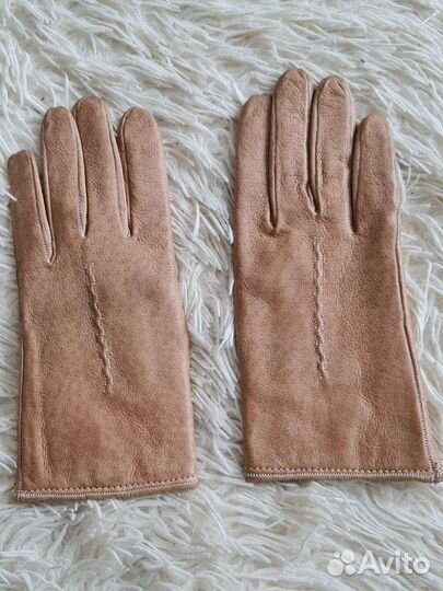 Перчатки женские кожаные 7.5