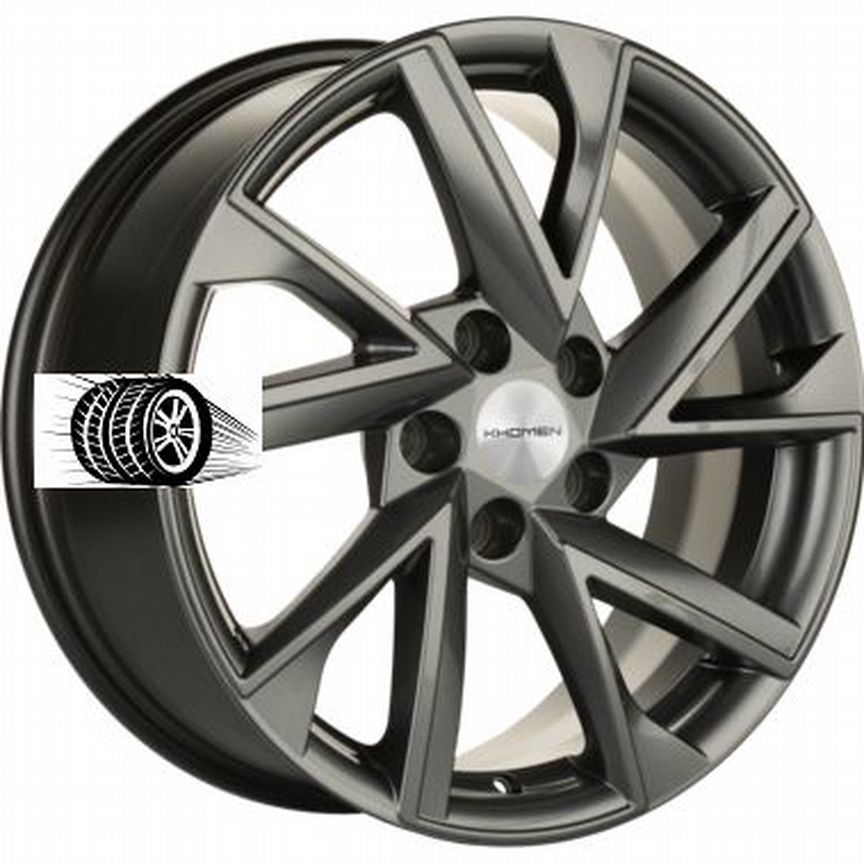 Литые диски Khomen Wheels 7×R17 5×110