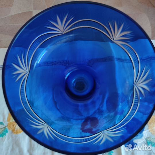 Посуда СССР цветное стекло