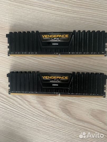 Оперативная память ddr4 8gb 3000 vengeance lpx