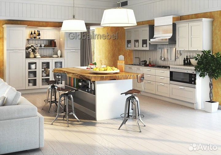 Кухни и шкафы из дерева, эмали Италия на заказ