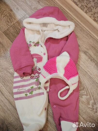 Детские вещи пакетом от 0 до года для девочки