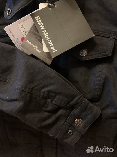 Мотокуртка женская джинсовая BMW