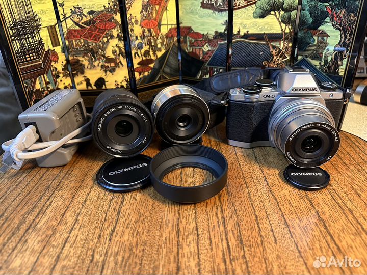 Комплект фототехники Olympus OMD EM-10+объективы