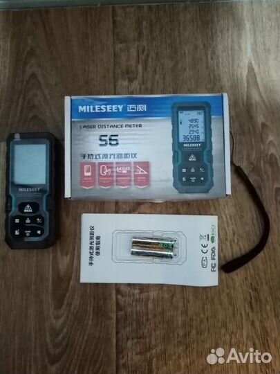 Лазерная рулетка Mileseey S6 40м