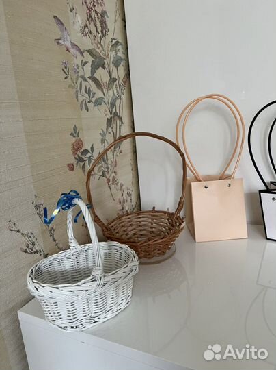 Корзинки подарочные и пакетики