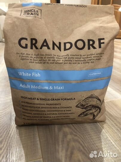 Сухой корм для собак grandorf 3кг