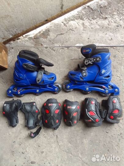 Роликовые коньки детские раздвижные