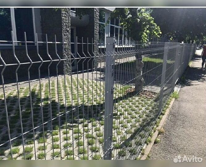 Забор сетка 3д