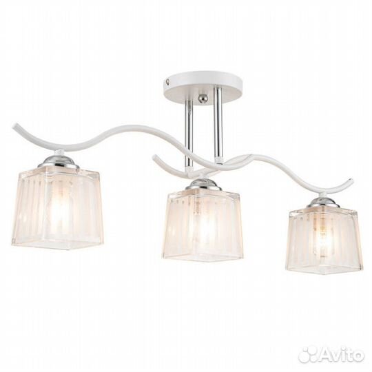 Люстра потолочная escada Prisma 3х40Вт E27 белый х