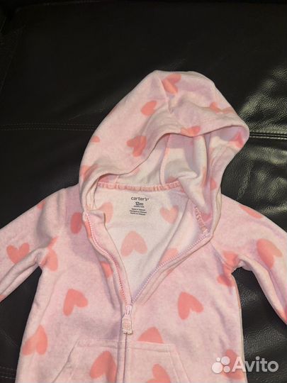 Новый флисовый комбинезон Carters для девочек