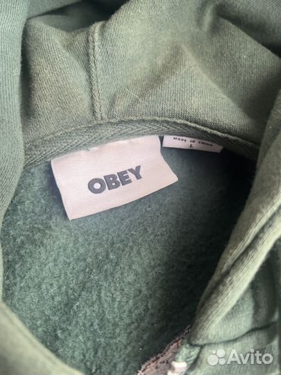 Зип худи Obey Dragon Fleece