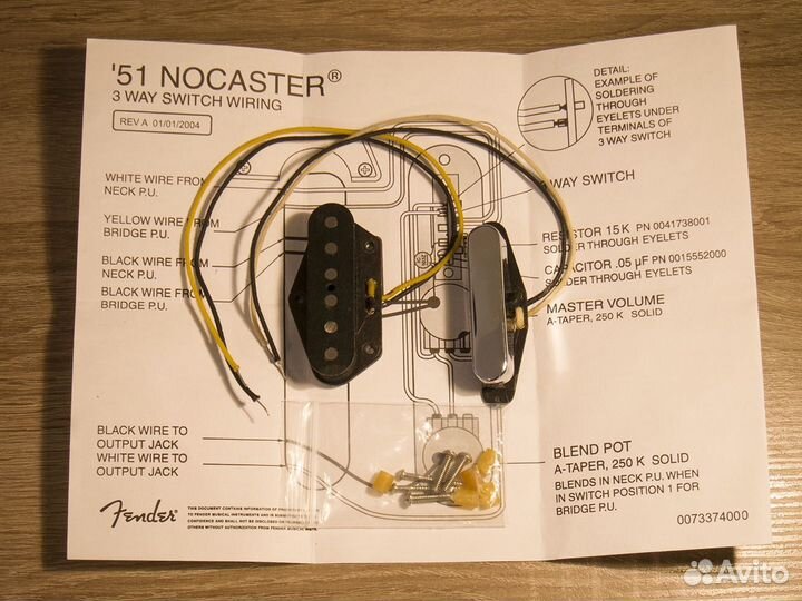 Fender Nocaster 51 pickups (set)