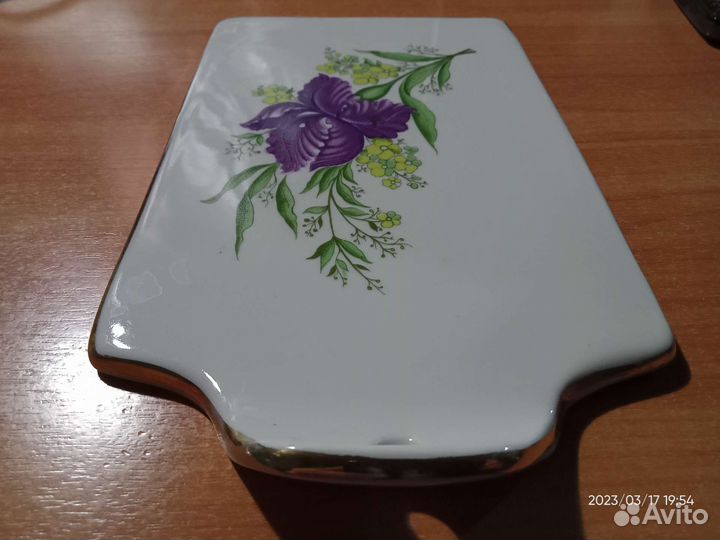 Доска сырная фарфор Дулево СССР