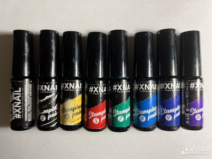 Гель лаки с для стемпинга xnail professional