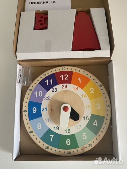 Часы детские обучающие IKEA