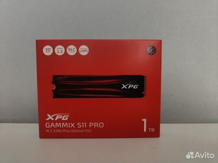 SSD диск adata M.2 XPG gammix S11 Pro 1 Тб