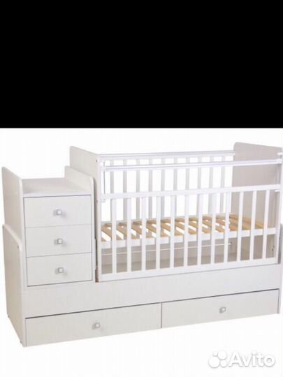 Детская кроватка трансформер 3 в 1