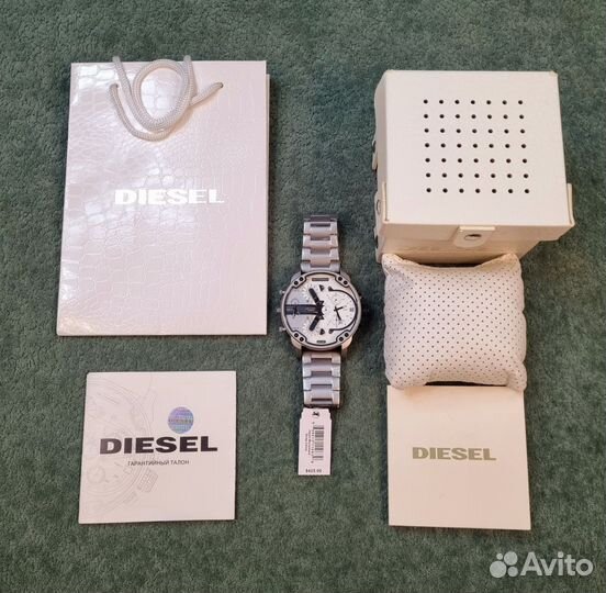 Часы Оригинальные новые diesel DZ7421 серебристый