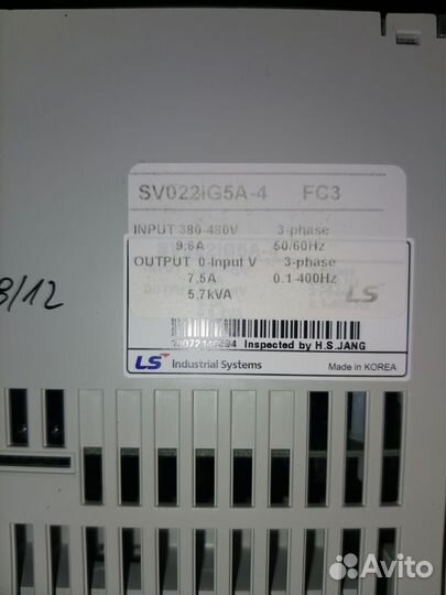 Преобразователь частотыVS 21-150FC3