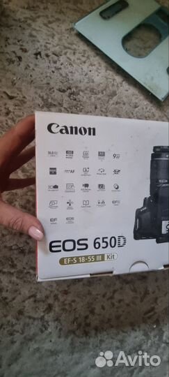 Фотоаппарат canon eos 650d
