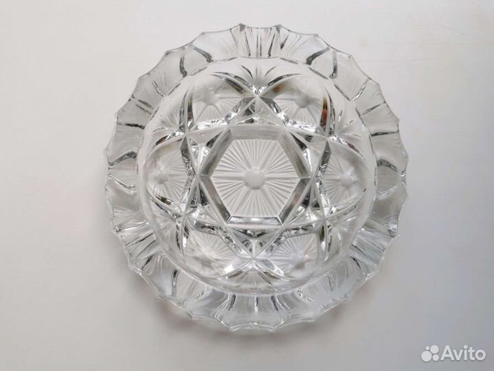 Пепельница винтажная стеклянная СССР