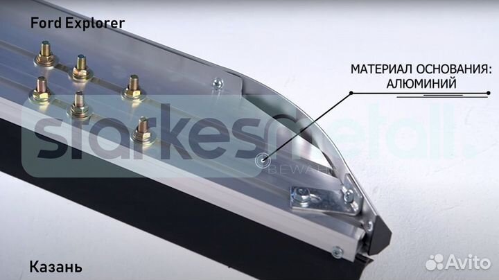 Пороги подножки Ford Explorer OFFroad